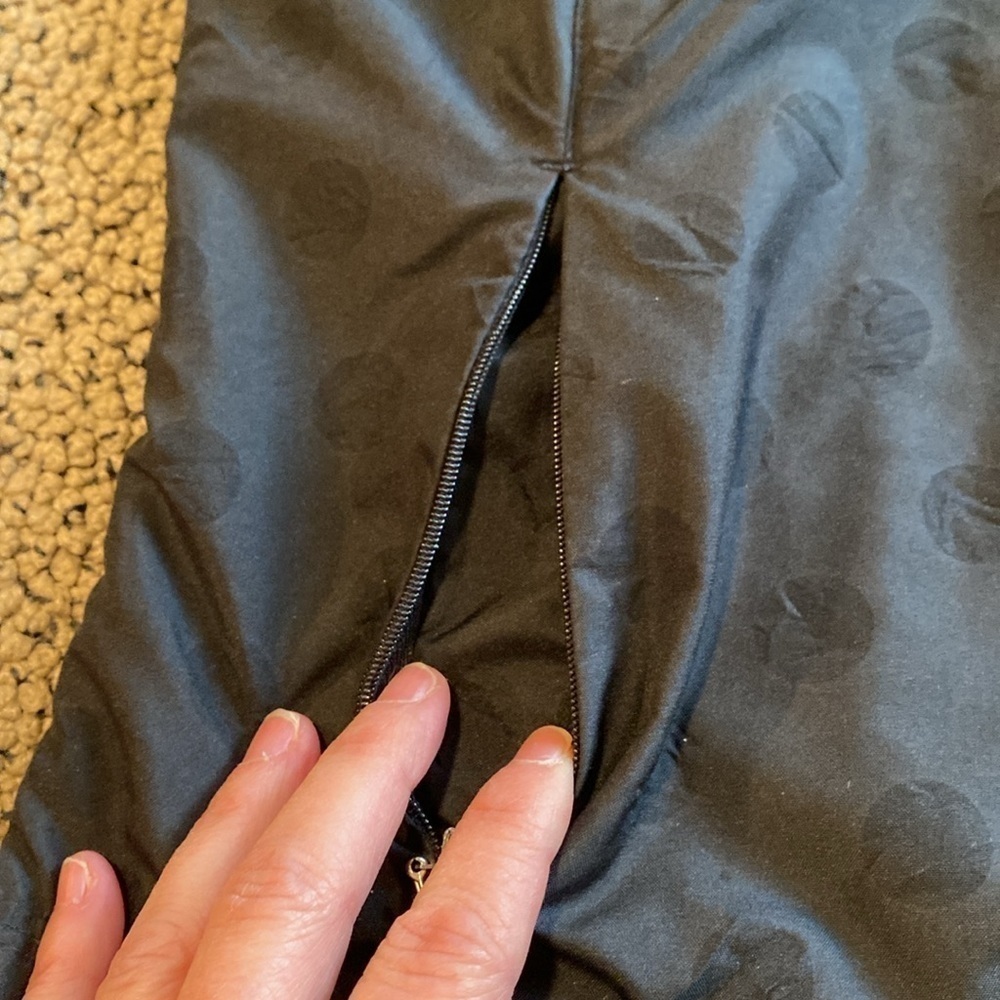 Lucy Fleece Lined Black Polka Dot Zip Up Vest Size Xs In Euc — image 3 of 8